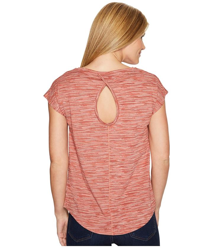 Columbia Shimmering Light Short Sleeve Shirt (lychee) Women's Short Sleeve Pullover