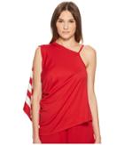 Adidas Y-3 By Yohji Yamamoto Stripe Tank Top (chili Pepper/undyed) Women's Sleeveless