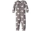 P.j. Salvage Kids Swans Romper (infant) (heather Grey) Girl's Jumpsuit & Rompers One Piece