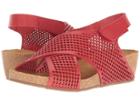 Eric Michael August Wedge Sandal (red) Women's Shoes