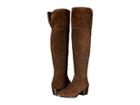 Frye Clara Over-the-knee (brown Oiled Suede) Women's Boots