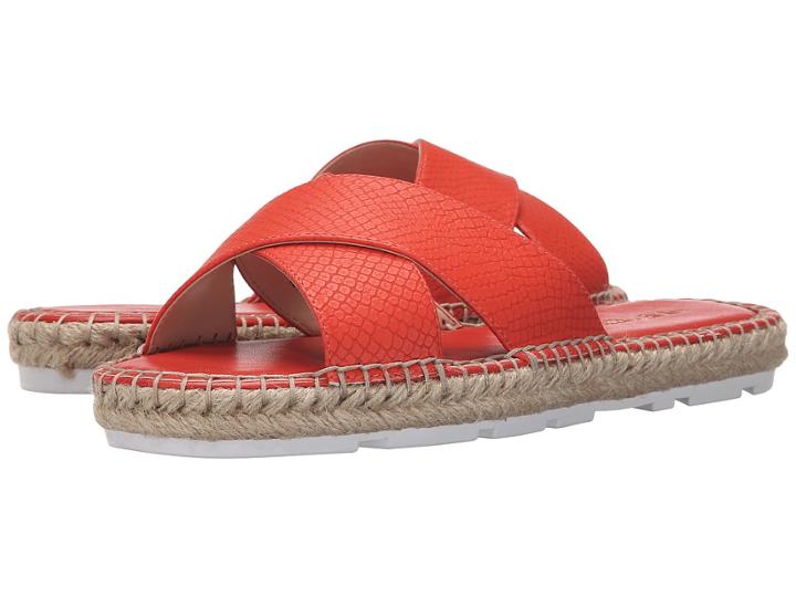 Nine West Demetria (red Orange Leather) Women's Shoes