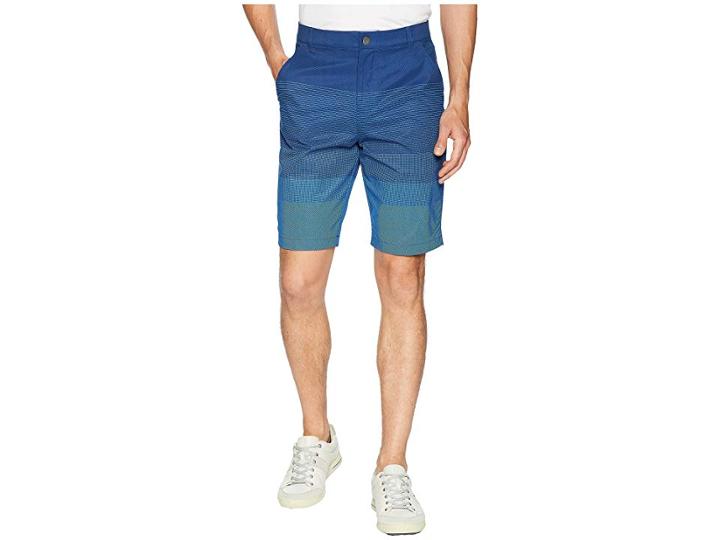 Puma Golf Pwrcool Mesh Fade Shorts (electric Blue Lemonade) Men's Shorts
