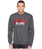 Champion College Georgia Bulldogs Eco(r) Powerblend(r) Crew (granite Heather) Men's Short Sleeve Pullover