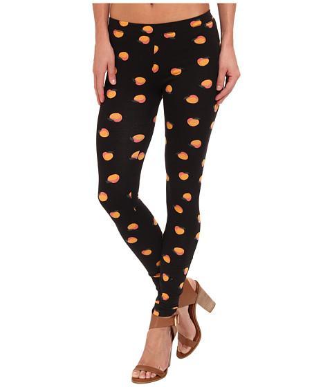 Alternative Printed Skinny Legging (black Peach) Women's Casual Pants