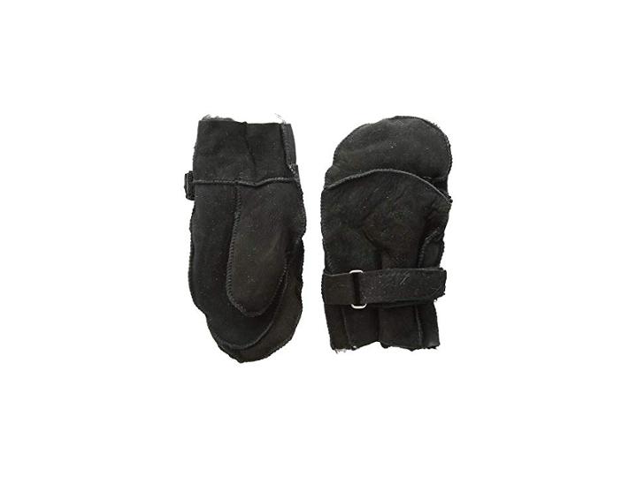 Tundra Boots Kids Sheepskin Mittens (black) Extreme Cold Weather Gloves