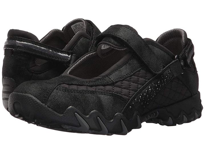 Allrounder By Mephisto Niro Diamonds (black T Metallic/w Mesh) Women's  Shoes
