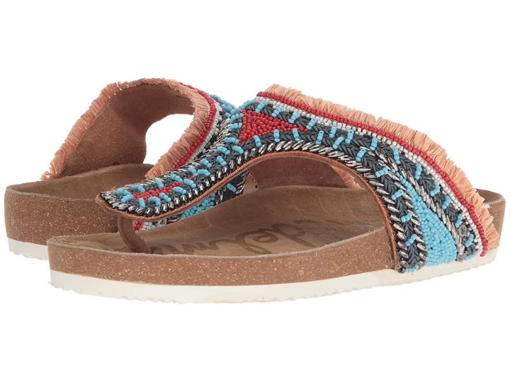 Sam Edelman Olivie 2 (saddle/orange Multi Satin) Women's Shoes