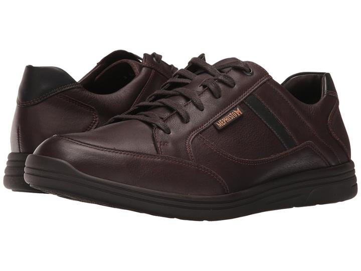 Mephisto Frank (dark Brown/black Polo) Men's Lace Up Casual Shoes