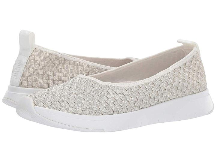 Fitflop Stripknit Ballerina (urban White) Women's Shoes