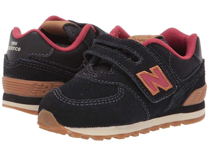 New Balance Kids Iv574v1 (infant/toddler) (black/red Earth) Kids Shoes