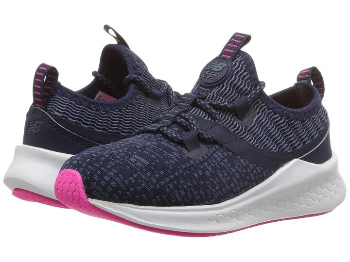 New Balance Kids Kjlazv1i (infant/toddler) (vintage Indigo/pigment) Girls Shoes