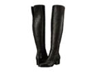 Lauren Ralph Lauren Dallyce (black Tumbled Matte Sport Grain) Women's Pull-on Boots
