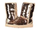 Ugg Classic Short Sequin (gold Combo) Women's Pull-on Boots