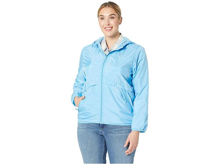 U.s. Polo Assn. Plus Size Windbreaker (coast Azure) Women's Coat