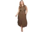 Kari Lyn Plus Size London Cargo Dress (olive) Women's Dress