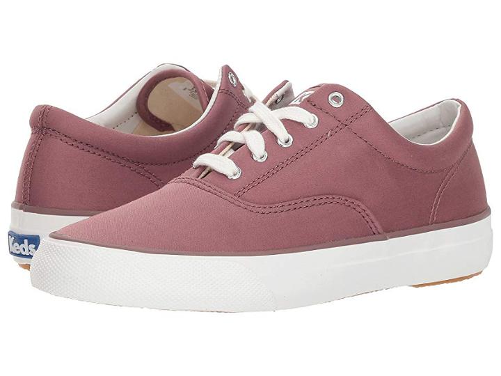 Keds Anchor Cotton Sateen (mauve) Women's Lace Up Casual Shoes