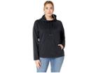Columbia Plus Size Bryce Canyontm Hoodie (black/black Heather) Women's Sweatshirt