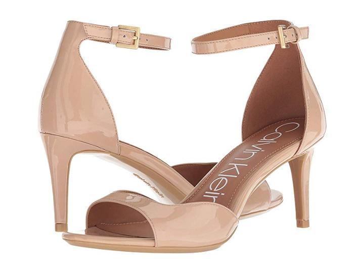 Calvin Klein Luellen (desert Sand Patent) High Heels
