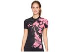 Pearl Izumi Select Escape Short Sleeve Graphic Jersey (black/screaming Pink Mineral) Women's Clothing