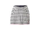 Joules Kids Reversible Printed Knit Skirt (toddler/little Kids/big Kids) (cream Stripe) Girl's Skirt