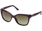 Guess Gu7385 (shiny Violet/gradient Brown) Fashion Sunglasses
