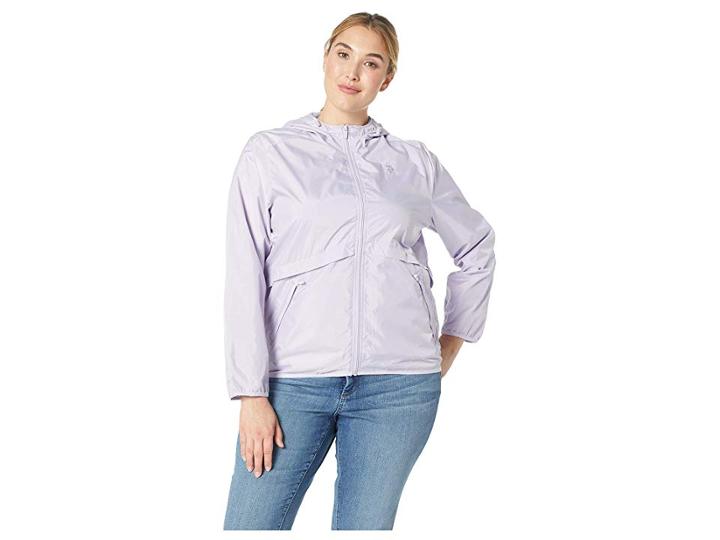 U.s. Polo Assn. Plus Size Windbreaker (faded Wisteria) Women's Coat