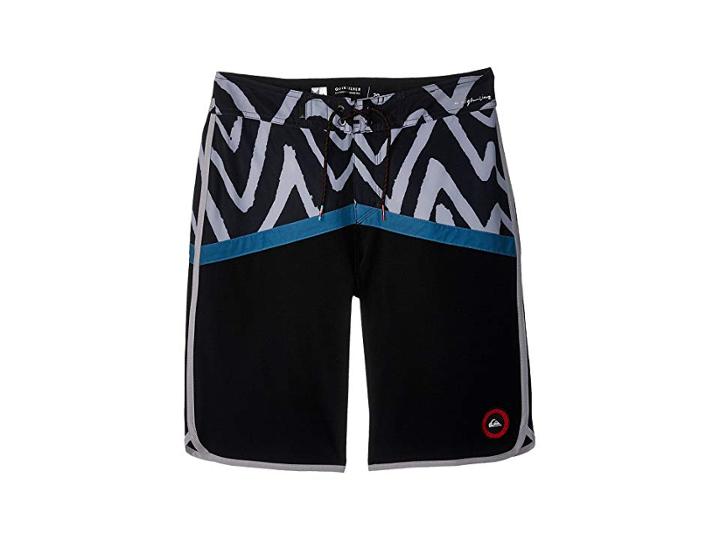 Quiksilver Kids Highline Techtonics Boardshorts (big Kids) (real Teal) Boy's Swimwear