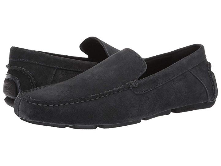 Calvin Klein Miguel (steel Greystone Calf Suede) Men's Shoes