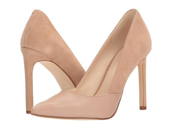 Nine West Tijoo (barely Nude/barely Nude Dress Calf/isa Kid Suede) High Heels