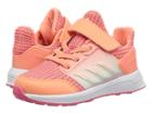 Adidas Kids Rapidarun El I (toddler) (chalk Coral/white/real Pink) Girls Shoes