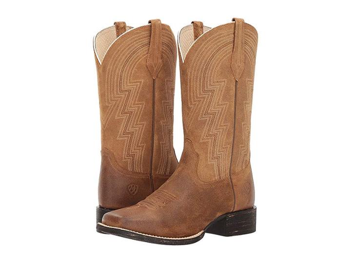 Ariat Round Up Waylon (old West Tan) Cowboy Boots