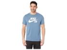 Nike Sb Dry Tee Dfct Logo (thunderstorm/white) Men's Clothing
