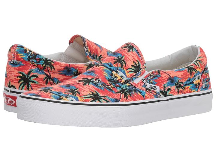 Vans Classic Slip-ontm ((dystopia Park) Black/true White) Skate Shoes