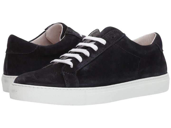 Eleventy Suede Sneaker (navy) Men's Shoes