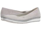Gabor Gabor 82.400 (light Grey Samtchevreau) Women's Flat Shoes