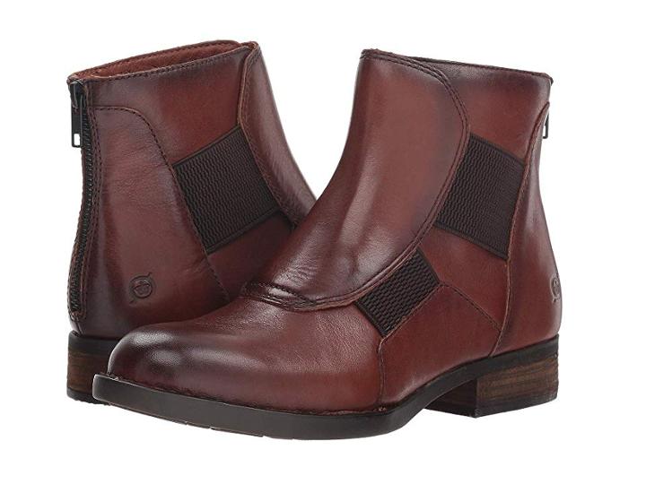 Born Reid (brown Full Grain) Women's Pull-on Boots