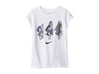 Nike Kids Maxsicle 3 Core Short Sleeve Tee (toddler) (white) Girl's T Shirt