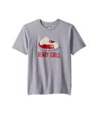 The North Face Kids Short Sleeve Graphic Tee (little Kids/big Kids) (tnf Light Grey Heather/tnf Red) Boy's Clothing