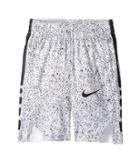 Nike Kids Dry Elite Basketball Short (little Kids/big Kids) (white/white/black/black) Boy's Shorts