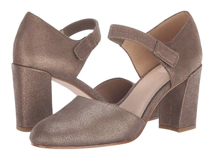 Eileen Fisher Malta (bronze Metallic Suede) High Heels