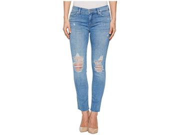 Hudson Jeans Tally Mid-rise Skinny Crop Jeans In Sugarcoat (sugarcoat) Women's Jeans
