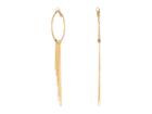 Guess Hoop Earrings With Stick Drops (gold) Earring