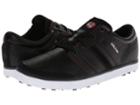 Adidas Golf Adicross Gripmore (black/running White/light Scarlet) Men's Golf Shoes
