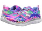 Skechers Kids Skech Appeal 2.0 81654l (little Kid/big Kid) (blue/multi) Girl's Shoes