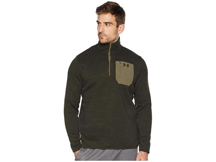 Under Armour Ua Specialist Henley 2.0 (artillery Green/marine Od Green/artillery Green) Men's Clothing