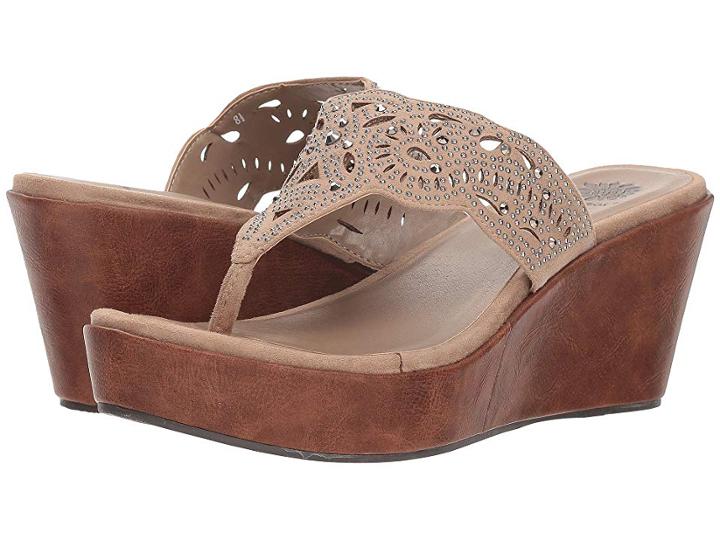 Yellow Box Kristabelle (blush) Women's Sandals