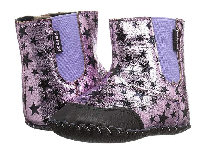 Pediped Rihanna Originals (infant) (pink Star) Girl's Shoes
