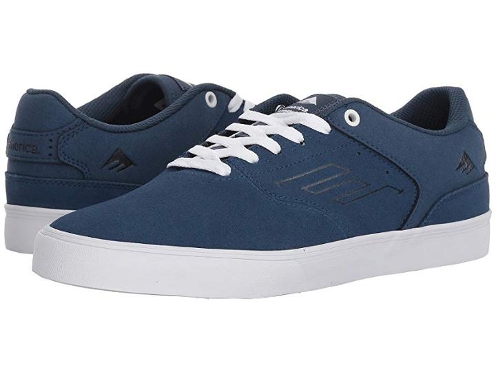 Emerica The Reynolds Low Vulc (blue/white/gum) Men's Skate Shoes
