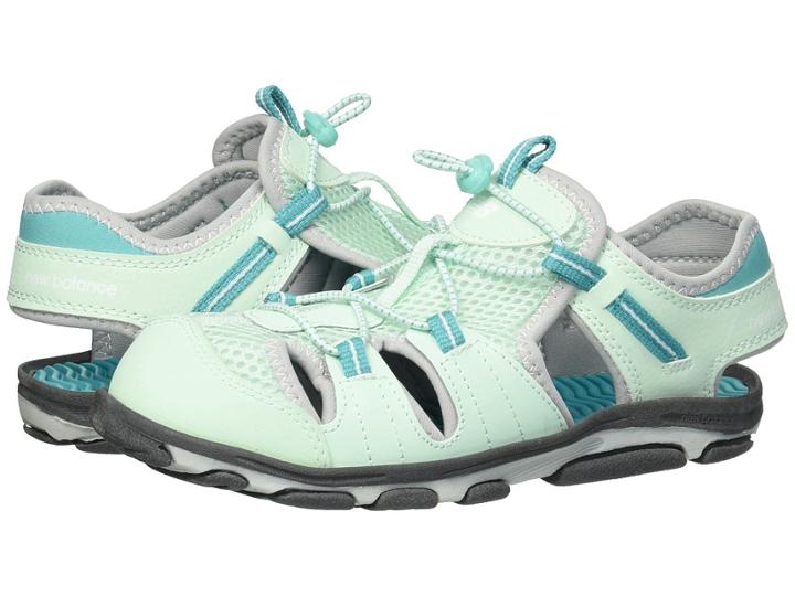 New Balance Kids Adirondack Sandal (toddler/little Kid) (grey/mint) Girls Shoes